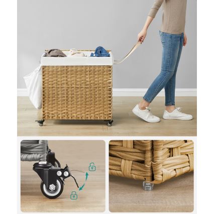 Wäschekorb FLYN aus Rattan