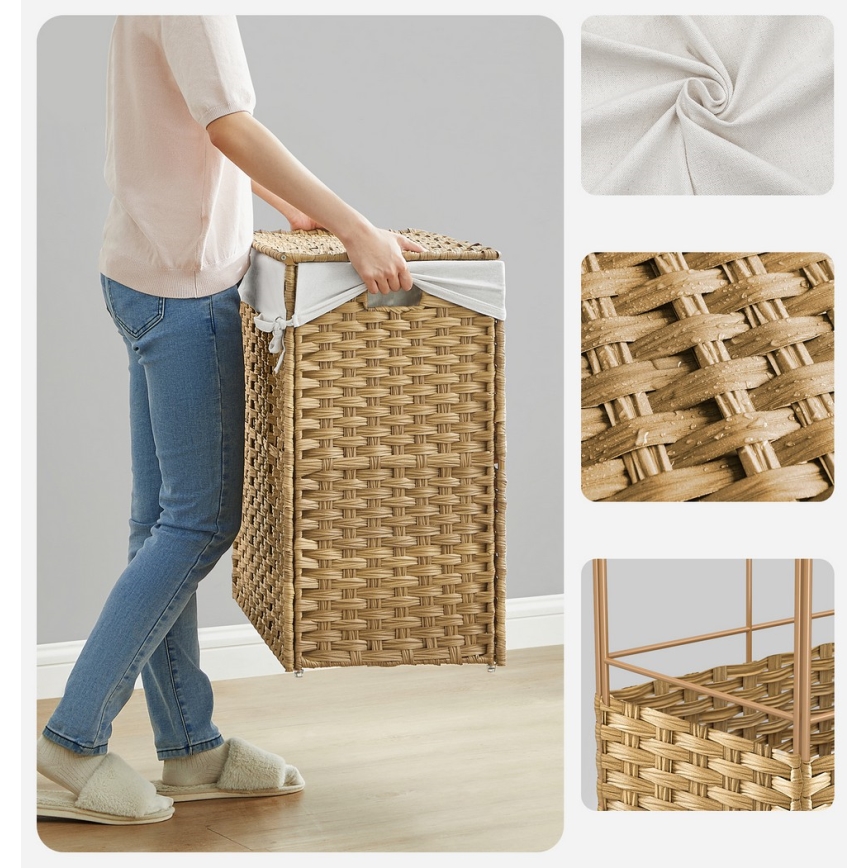 Wäschekorb FLYN aus Rattan