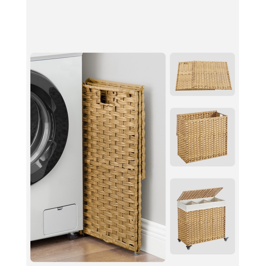 Wäschekorb FLYN aus Rattan