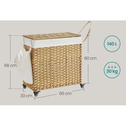 Wäschekorb FLYN aus Rattan