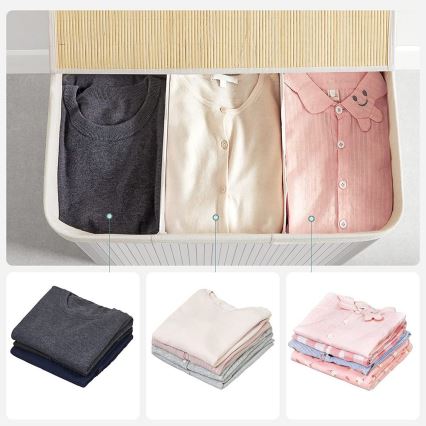 Wäschekorb GUS weiß