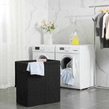 Wäschekorb NASH schwarz