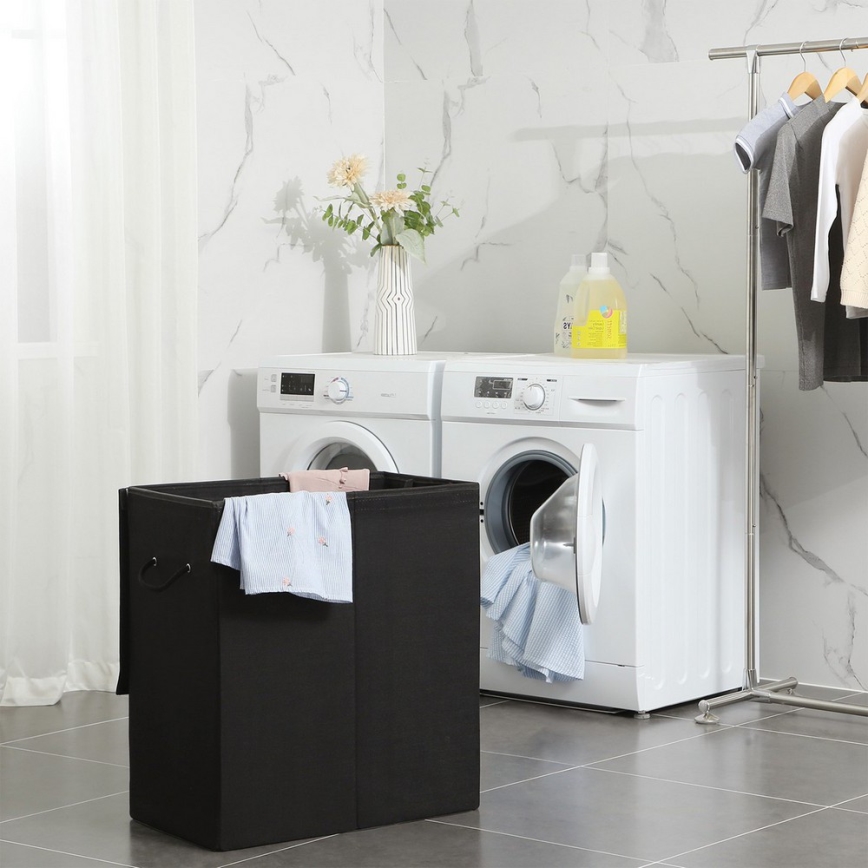 Wäschekorb NASH schwarz