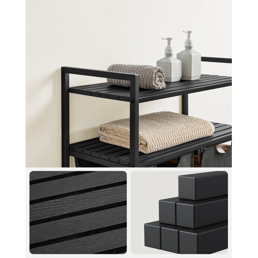 Wäschekorb REX grau