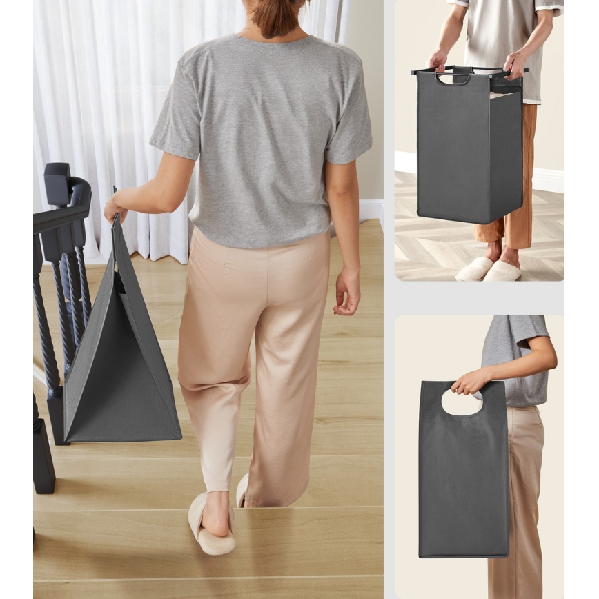 Wäschekorb REX grau