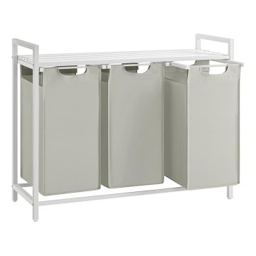 Wäschekorb REX, weiß