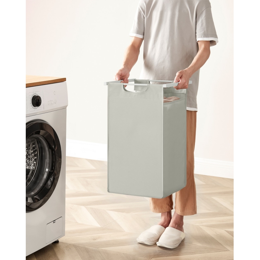 Wäschekorb REX, weiß