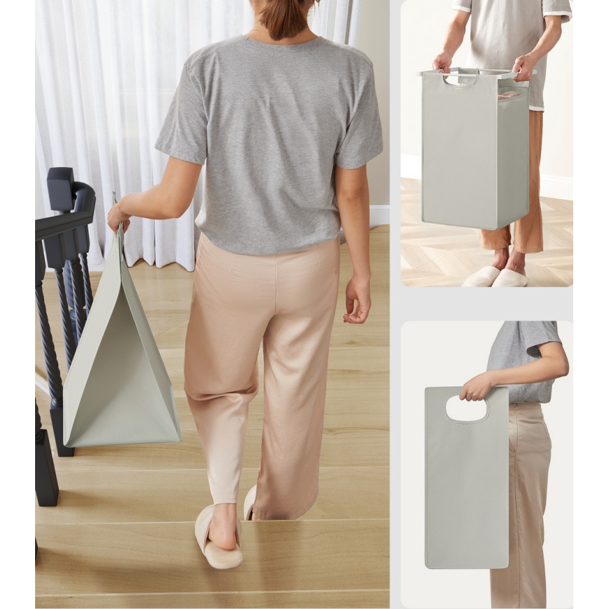 Wäschekorb REX, weiß