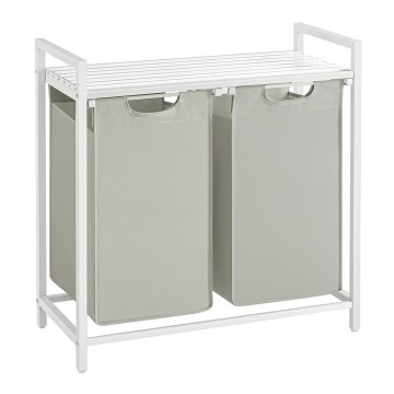 Wäschekorb REX weiß