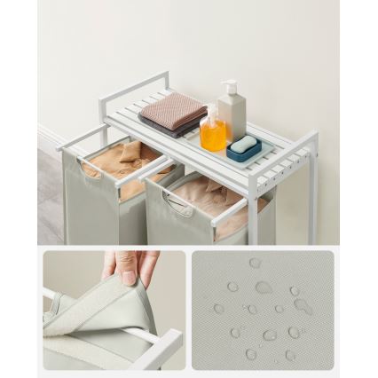 Wäschekorb REX weiß