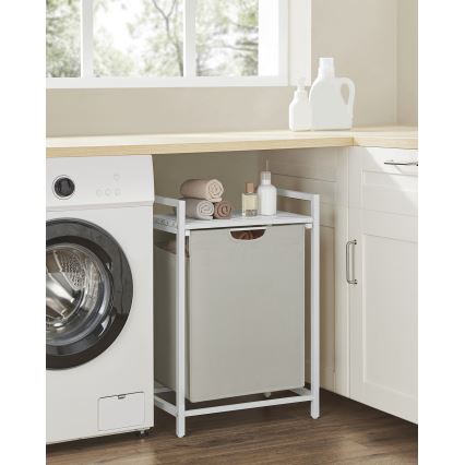 Wäschekorb REX weiß