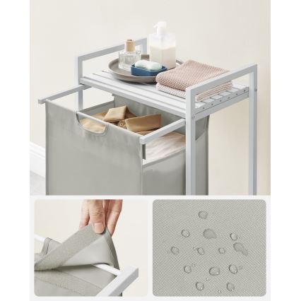 Wäschekorb REX weiß