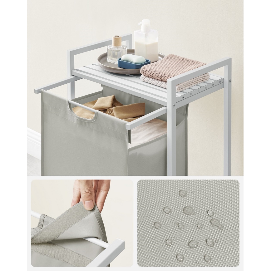 Wäschekorb REX weiß