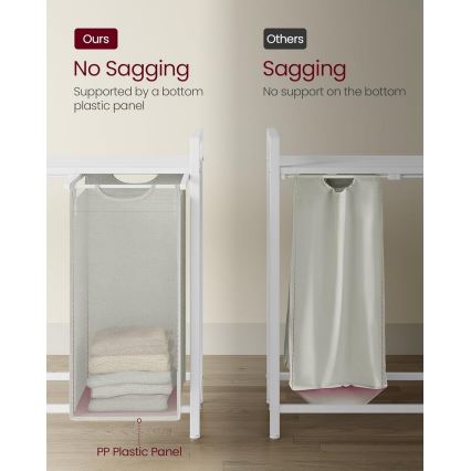 Wäschekorb REX weiß