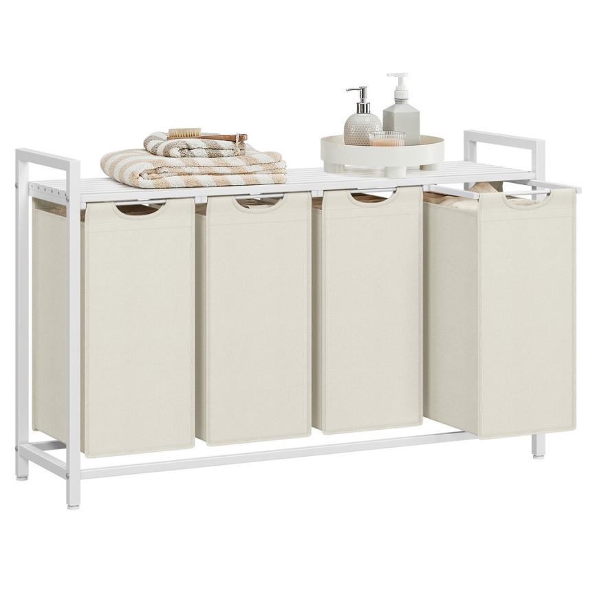 Wäschekorb REX weiß