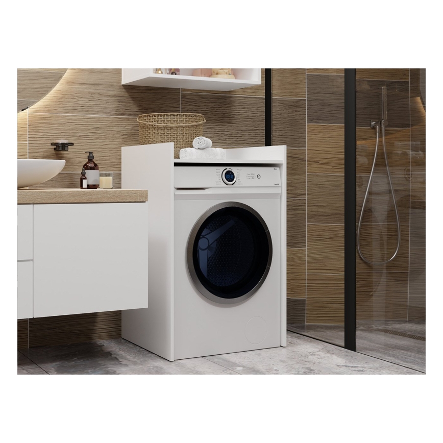 Waschmaschinenschrank POLA 98x64 cm weiß