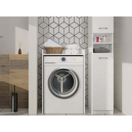 Waschmaschinenschrank POLA 98x64 cm weiß