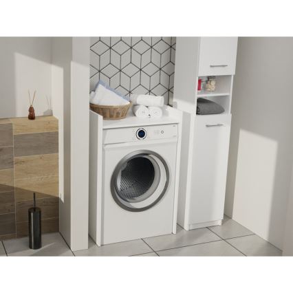 Waschmaschinenschrank POLA 98x64 cm weiß