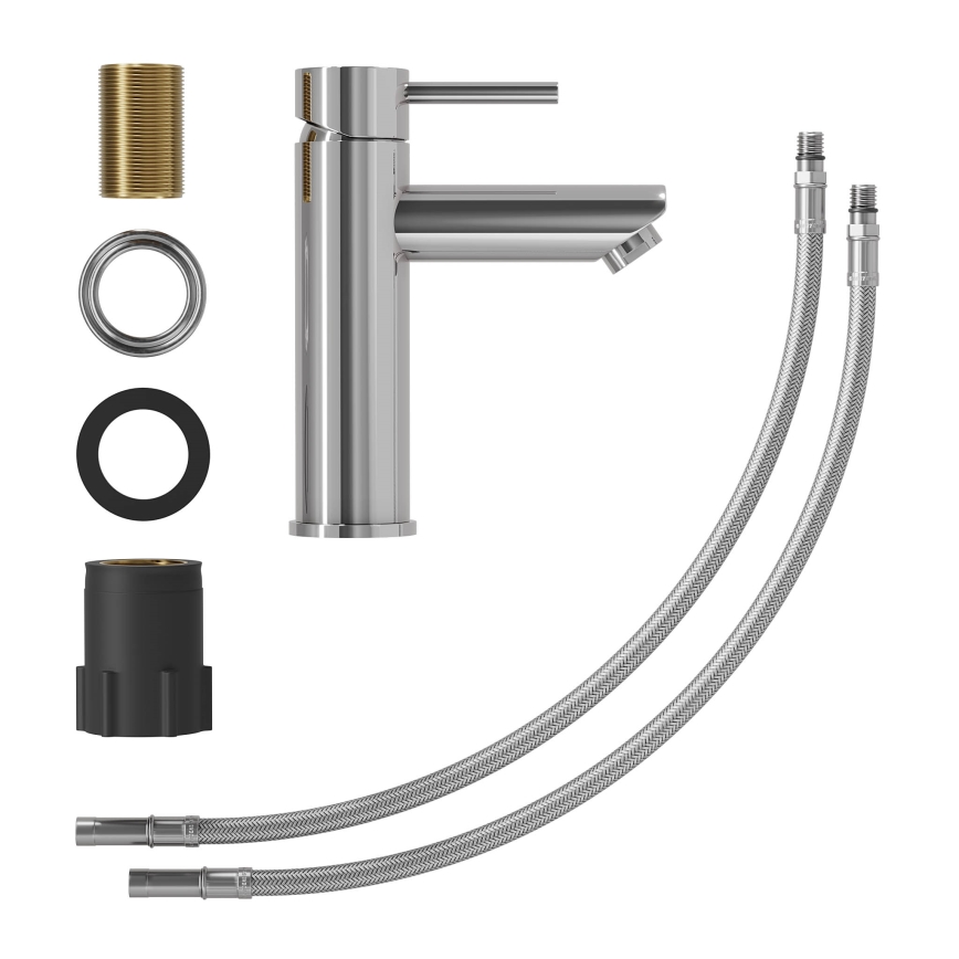 Waschtischarmatur RINGSTED 17,8 cm, glänzender Chrom