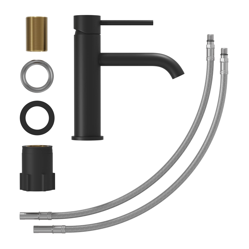 Waschtischarmatur SOVANG 18,3 cm matt-schwarz