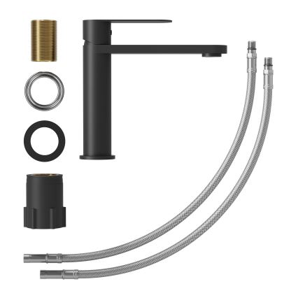 Waschtischarmatur TARNBY 17,3 cm matt-schwarz