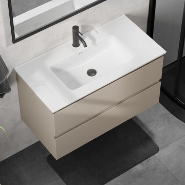 Waschtischunterschrank mit Waschbecken KENWOOD 91 cm Marakesh/Weiß