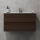 Waschtischunterschrank mit Waschbecken KENWOOD 91x50x47 cm Nussbaum