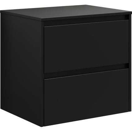 Waschtischunterschrank TRONDHEIM für Waschbecken 60x57x46 cm schwarz