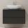 Waschtischunterschrank TRONDHEIM für Waschbecken 90 x 57 x 46 cm, schwarz