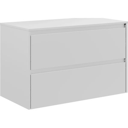 Waschtischunterschrank TRONDHEIM für Waschbecken 90x57x46 cm weiß