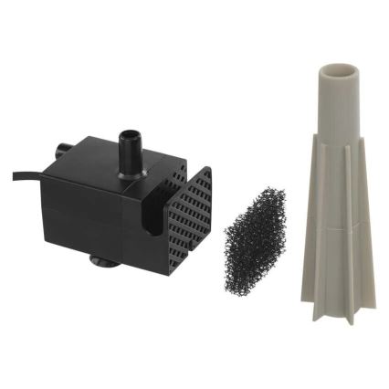 Wasserbrunnen für Haustiere 2,6 l/5V grau