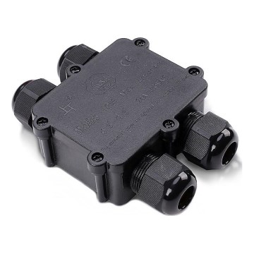 Wasserdichte Abzweigdose IP68 schwarz
