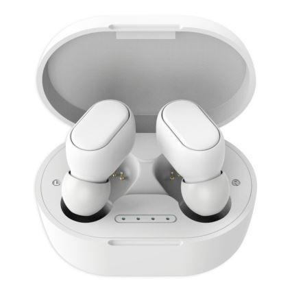 Wasserdichte kabellose Bluetooth-Kopfhörer 90 mAh Weiß