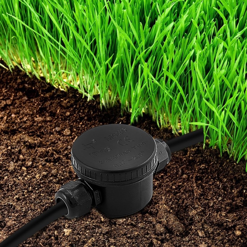 Wasserdichter Verbindungskonnektor IP66 schwarz