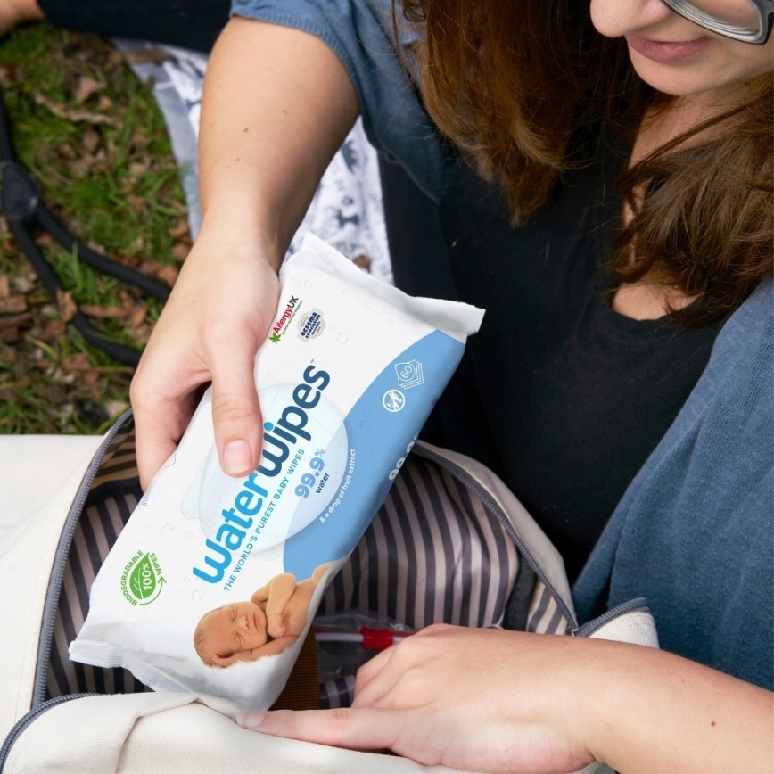 WaterWipes - SET 9x Plastikfreie Feuchttücher 60 Stk. (540 Stk.)