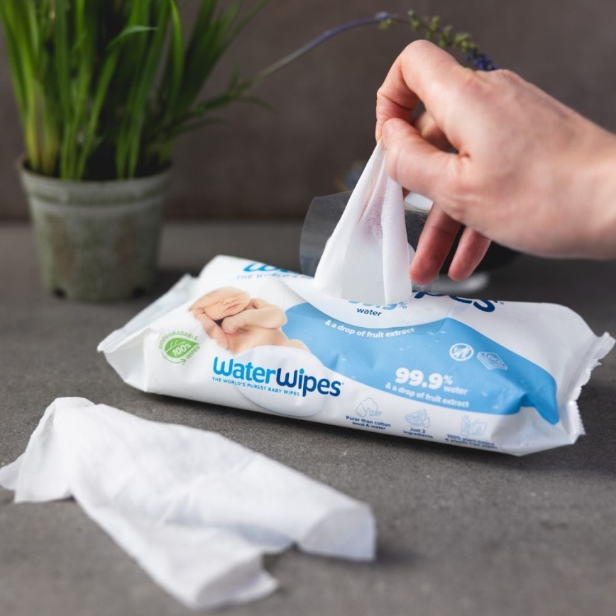 WaterWipes - SET 9x Plastikfreie Feuchttücher 60 Stk. (540 Stk.)