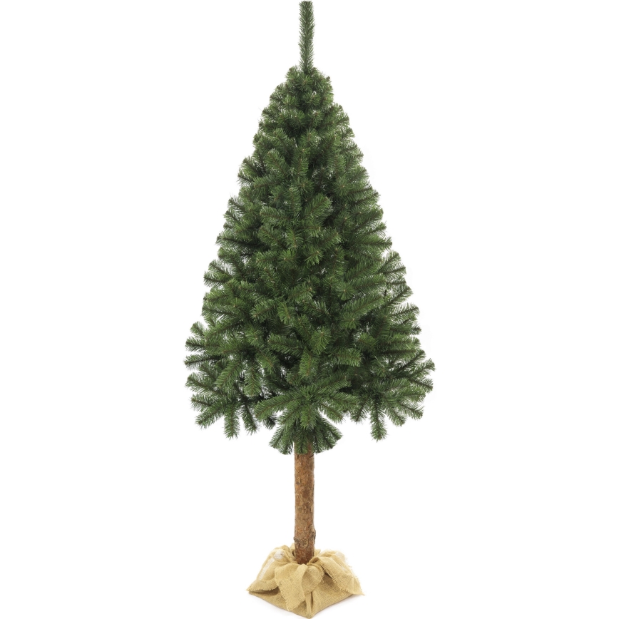 Weihnachtsbaum auf einem Baumstamm 160 cm Tanne