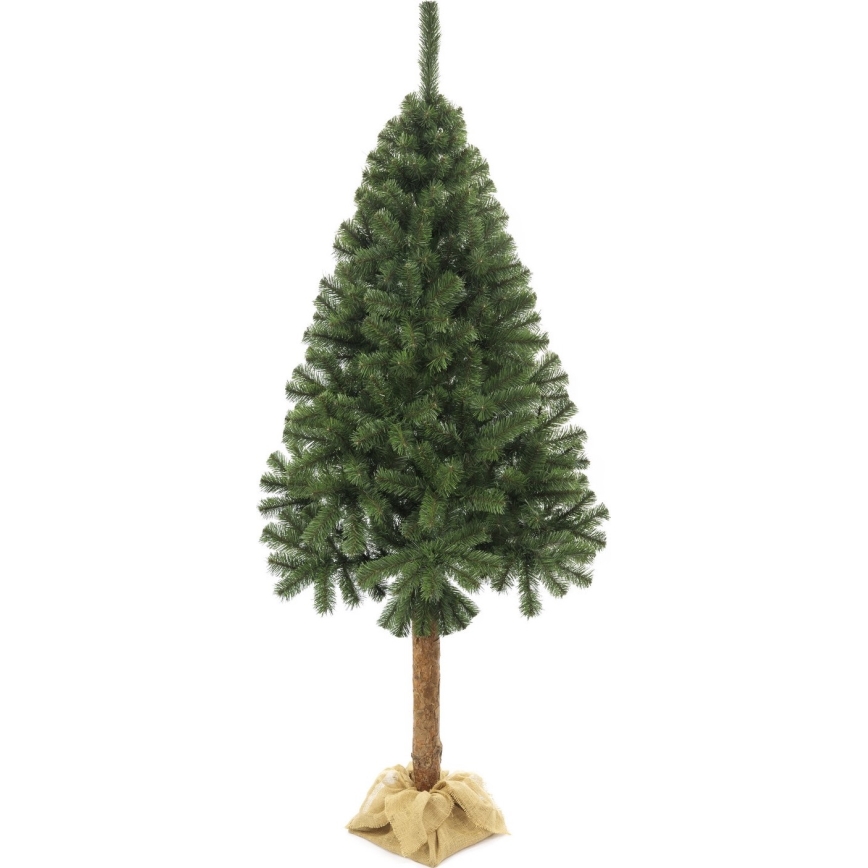 Weihnachtsbaum auf einem Baumstamm 220 cm Tanne