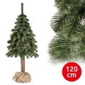 Weihnachtsbaum auf einem Baumstamm NATURAL 120 cm Tanne