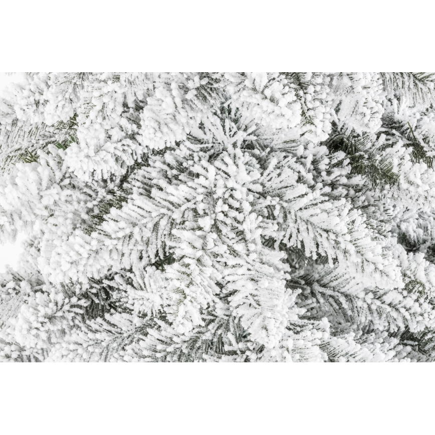 Weihnachtsbaum auf einem Baumstamm NATURAL WITH SNOW 150 cm Fichte