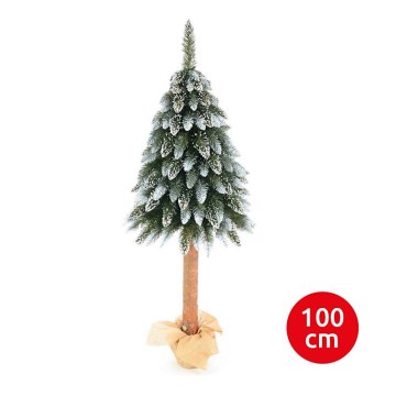 Weihnachtsbaum HOLZSTAMM 100 cm Tanne