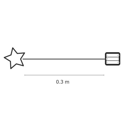 EMOS ZY1419 - Weihnachtsdeko IP20 30xLED/3W/4,5V