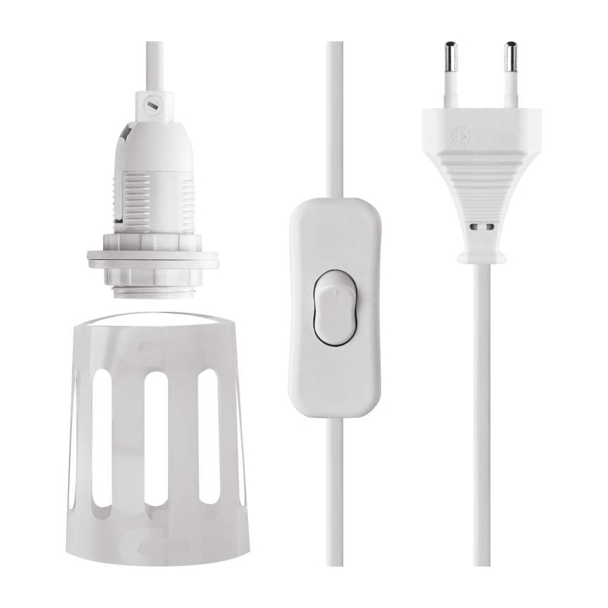 Weihnachtsdekoration 1xE14/25W/230V d. 60 cm silber