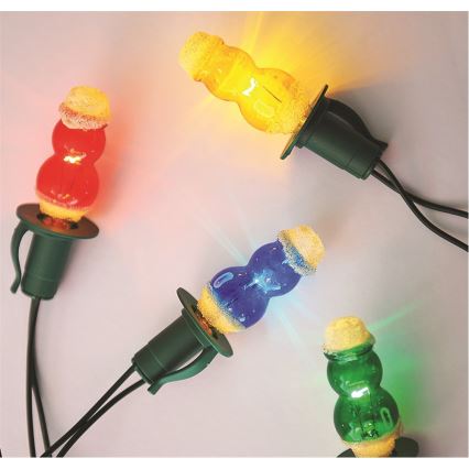 Weihnachts-Lichterkette FIGURINE 12xE10/10,7m, Hergestellt in Tschechien