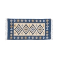 Wendbarer Orientteppich KILIM 80x150 cm blau/beige