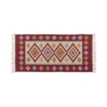 Wendbarer Orientteppich KILIM 80x150 cm Rot/Beige