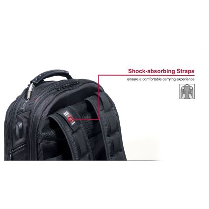Wenger - Rucksack für Notebook 26 l 17 mit Fach für 10 Tablet Ibex Ballistic Deluxe