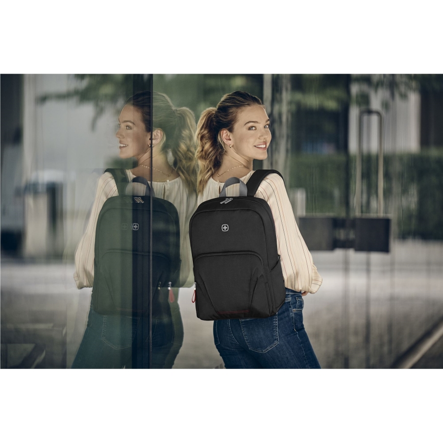 Wenger - Laptop-Rucksack 20 l 15,6" mit Tablet-Fach 10" Bewegungs- schwarz