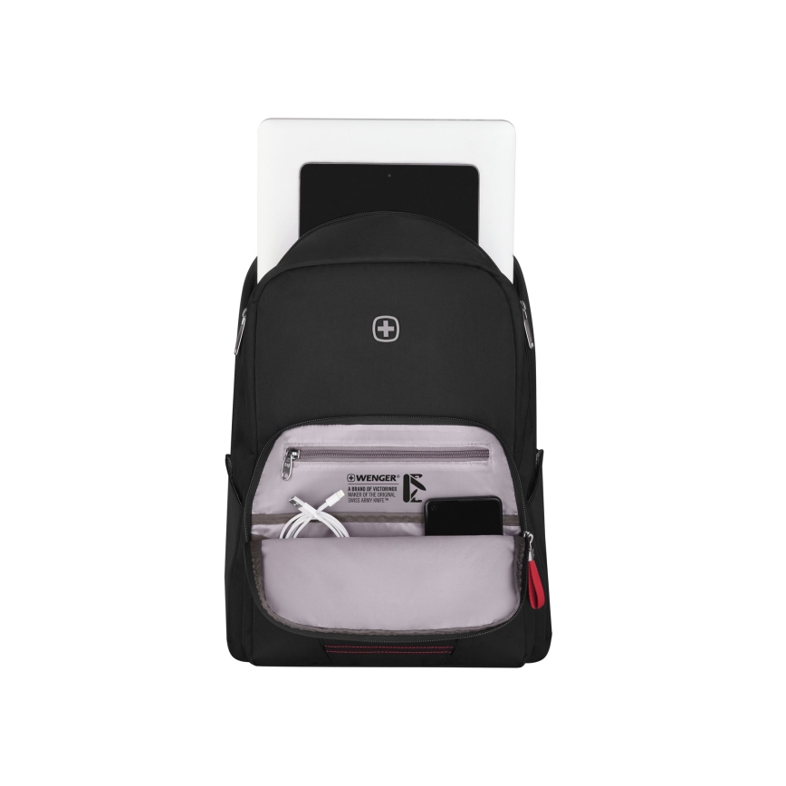 Wenger - Laptop-Rucksack 20 l 15,6" mit Tablet-Fach 10" Bewegungs- schwarz