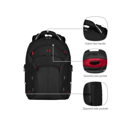 Wenger - Laptop-Rucksack 20 l 15 mit Tablet-Fach 10 Gigabyte schwarz
